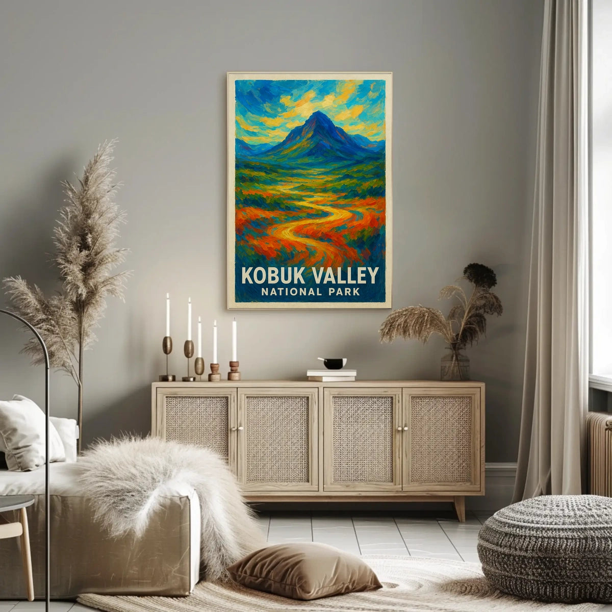 Kobuk Valley National Park Poster Wall Art Alaska Landscape