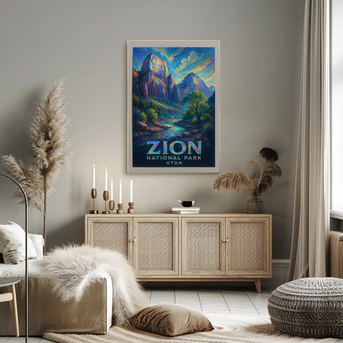 Zion National Park Poster