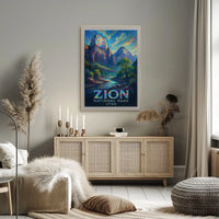 Zion National Park Poster