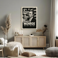 James Monroe 5th President Poster