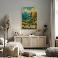 Channel Islands National Park Wanderlust Vintage Poster