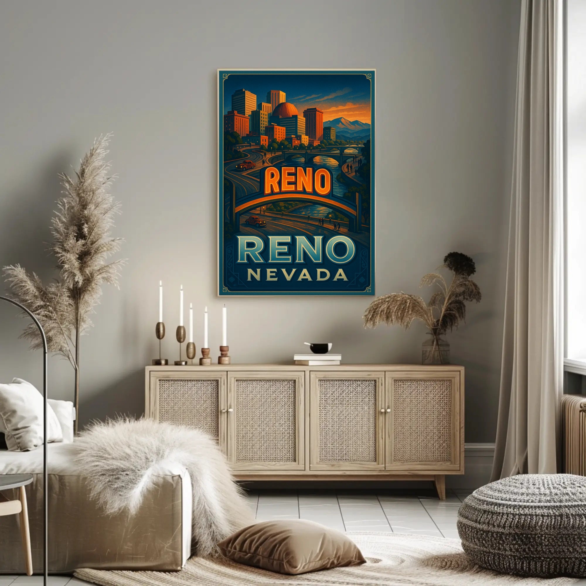 Vintage Reno Poster