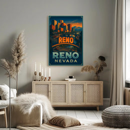 Vintage Reno Poster