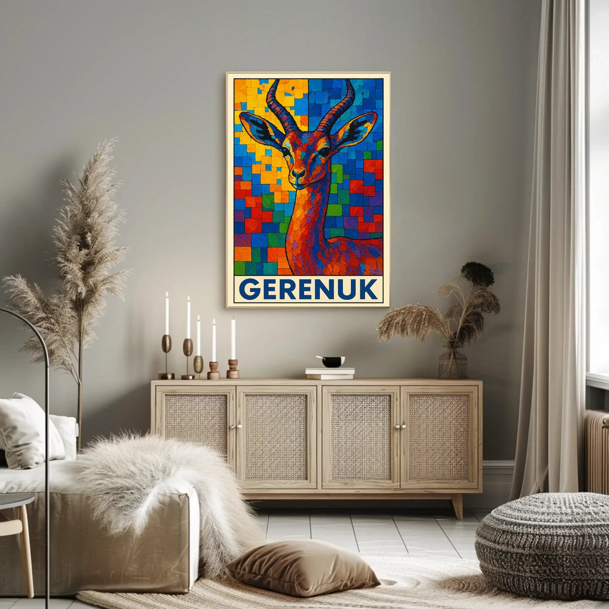 Gerenuk Art Poster