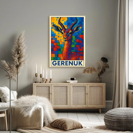 Gerenuk Art Poster