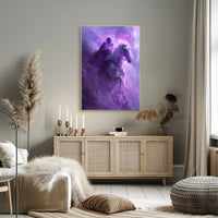 Dark Rider On Spectral Horse Fantasy or Mythology Poster PosterGoat