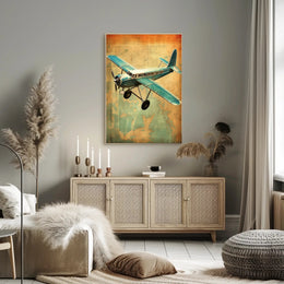 Vintage Adventure in Aviation Poster