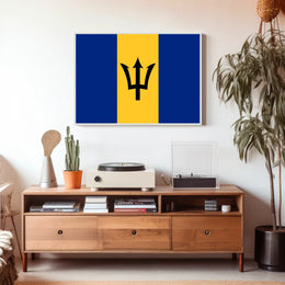 Barbados Flag Poster