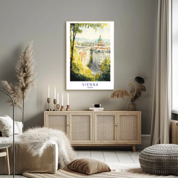 Scenic View of Vienna Poster PosterGoat