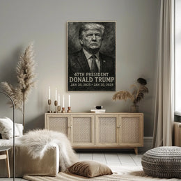 Donald Trump 47th President Poster