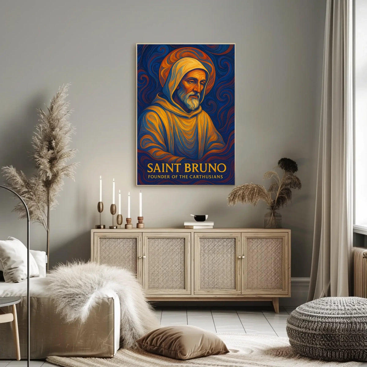 Saint Bruno Founder of the Carthusians Poster
