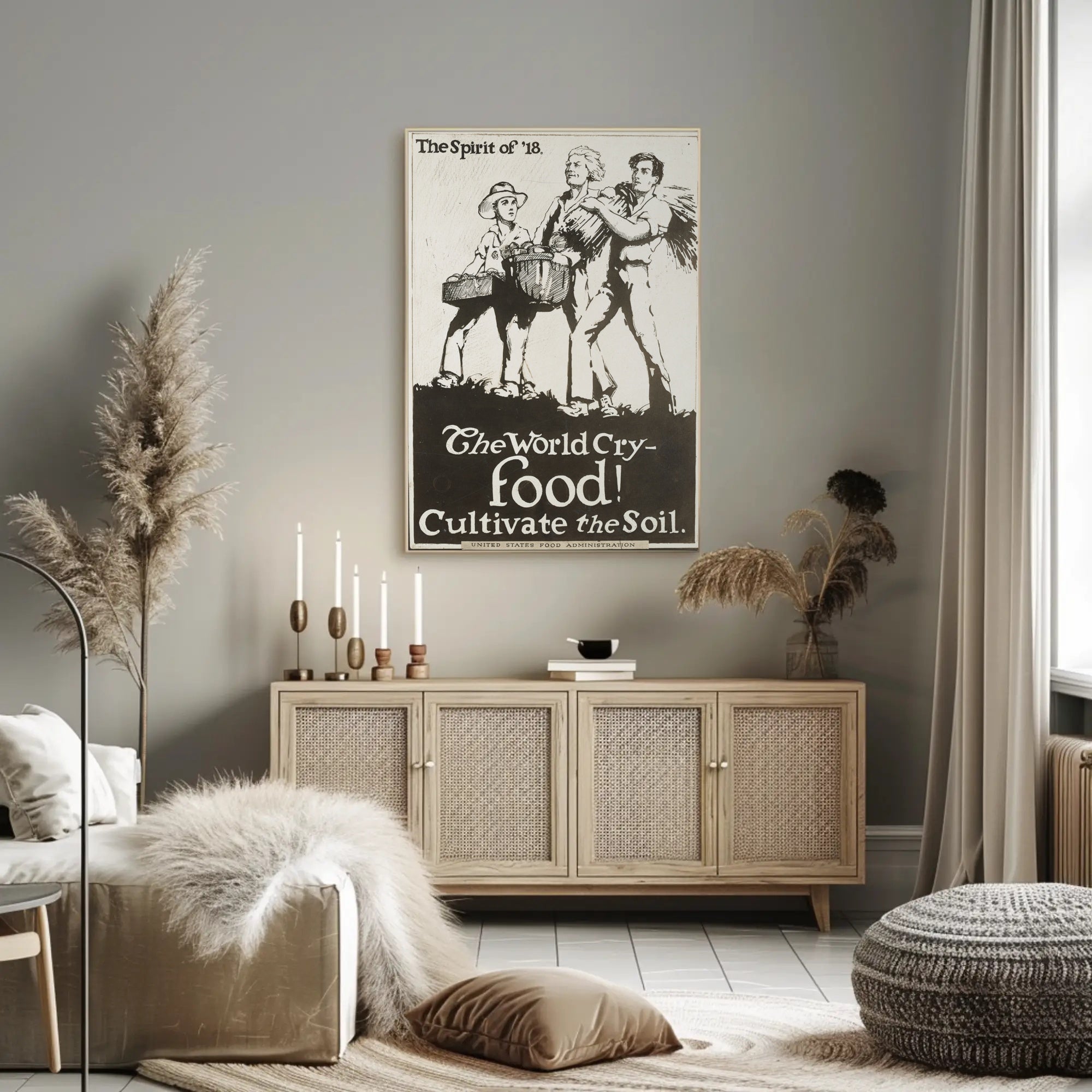 The Spirit of '18 Patriotic Propaganda Poster PosterGoat