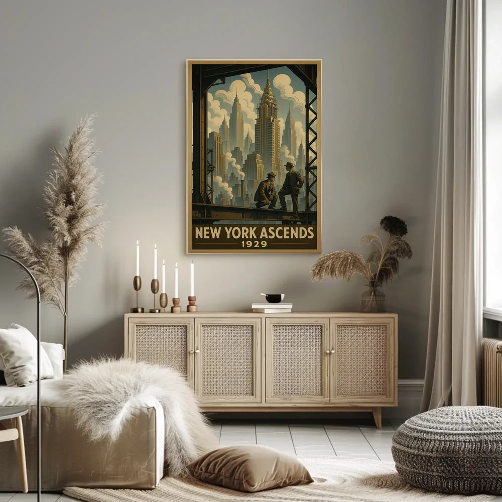 New York City 1929 Urban or Cityscape Poster PosterGoat