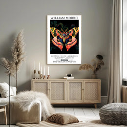 19th-Century William Morris Exhibition Arts and Crafts Poster