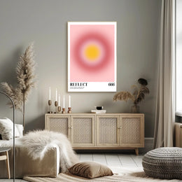 REFLECT 666: Mysterious Abstract Artistic Design Poster PosterGoat
