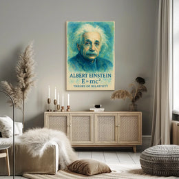 Albert Einstein Theory Of Relativity Poster