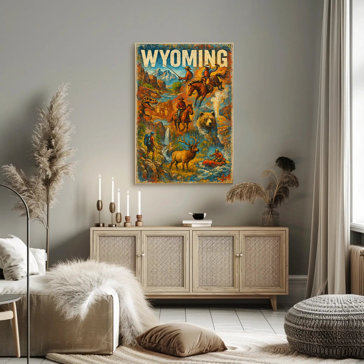 Wyoming Adventure Poster