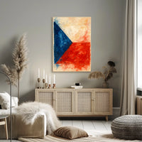 Abstract National Colors Abstract Poster