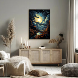 Celestial Landscape Poster