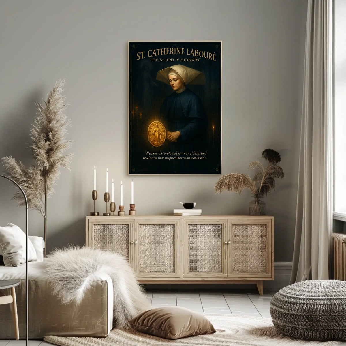 St. Catherine Labouré The Silent Visionary Poster