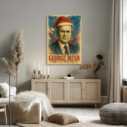 George H. W. Bush 41st President of the United States Christmas SeriesPoster