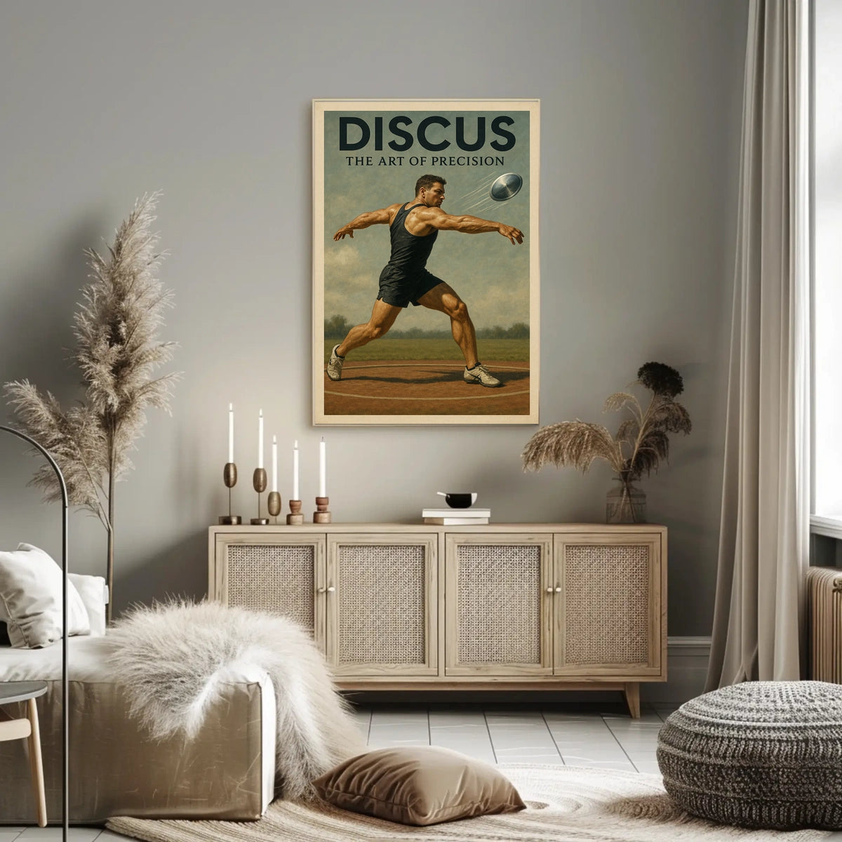 Discus The Art Of Precision Poster