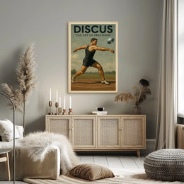 Discus The Art Of Precision Poster
