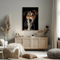 Portrait Of A Dog Poster PosterGoat