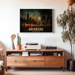 Brisbane Nights Poster