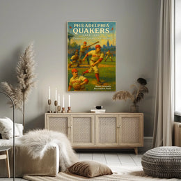 Philadelphia Quakers Celebrating a Legendary Era in Baseball Poster