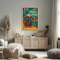 Bosnia Travel Adventure Poster PosterGoat