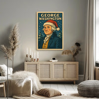 George Washington In Festive Attire Poster