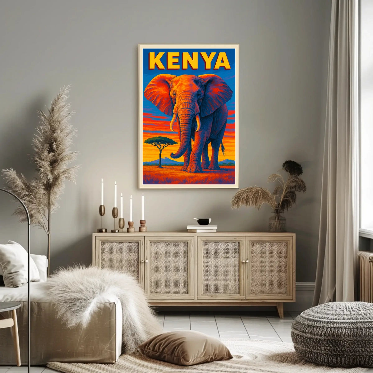 Majestic Kenya Poster