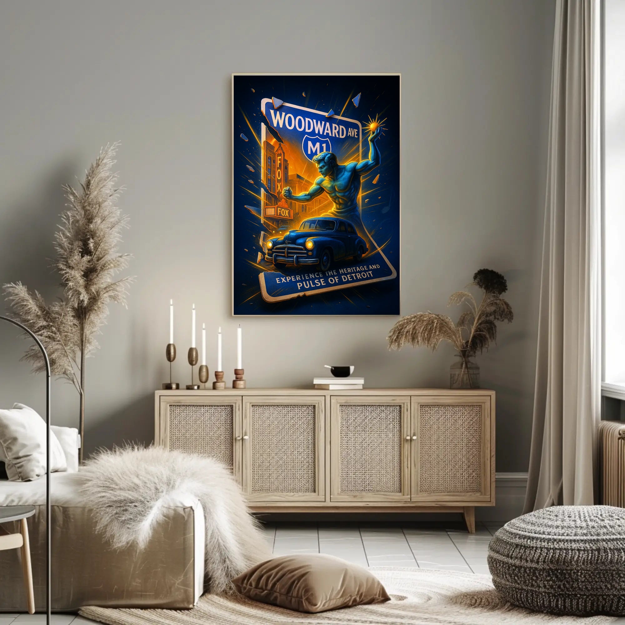 Experience the Heritage and Pulse of Detroit Poster PosterGoat