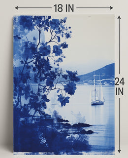Serene Coastal Escape Poster