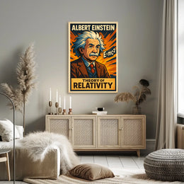 Albert Einstein Theory Of Relativity Poster