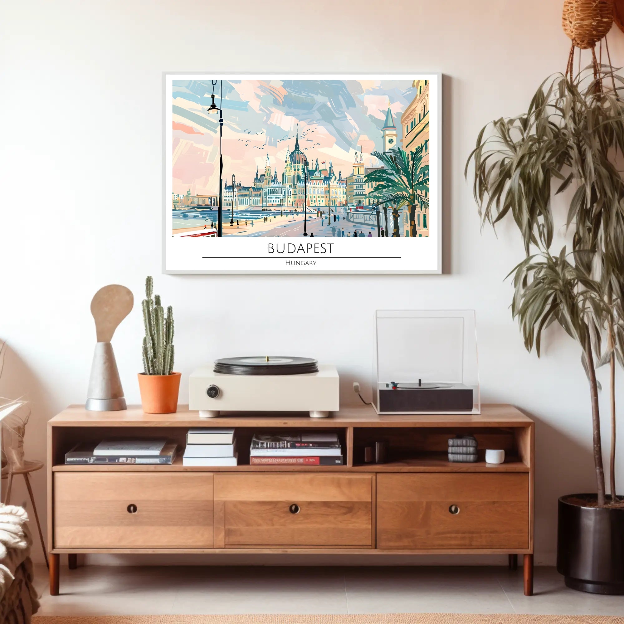 Budapest Cityscape Poster PosterGoat