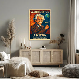 Albert Einstein Theory Of Relativity Poster