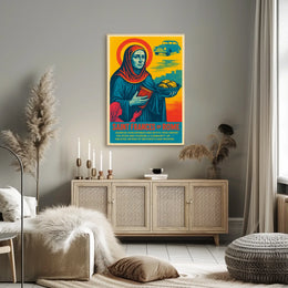 Saint Frances Of Rome Poster
