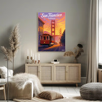 San Francisco California Dream Poster PosterGoat
