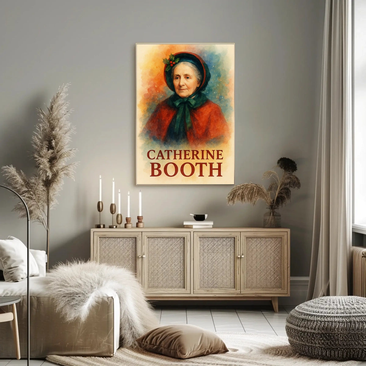 Catherine Booth Artistic Watercolor Historical Poster