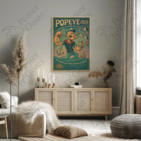 Popeye 94th Anniversary Vintage Pop Culture Poster