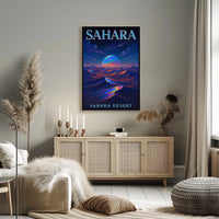 Sahara Desert Enchantment Dreamlike Surreal Poster