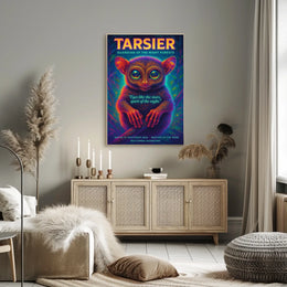 Tarsier Guardian of the Night Forests Poster