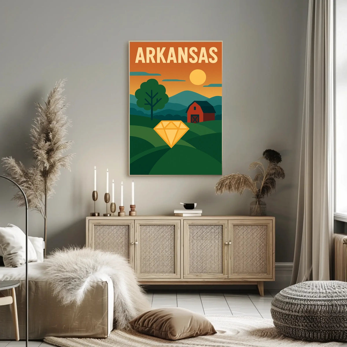 Arkansas Landscape Poster