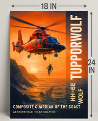 Tupporwolf Guardian of the Coast Poster PosterGoat