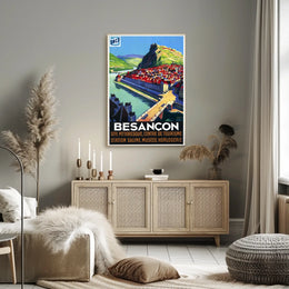 Besançon A Picturesque Tourist Poster