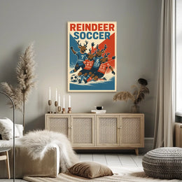 Reindeer Soccer Extravaganza Poster
