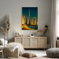 Architectural Wonders Of Dubai Poster