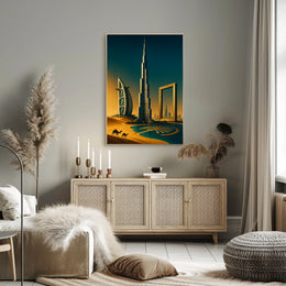 Architectural Wonders Of Dubai Poster